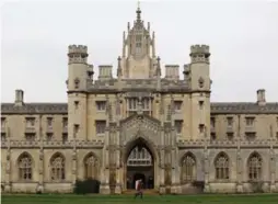  ?? DAN KITWOOD/GETTY IMAGES ?? Cambridge University dropped from the top three schools as rated by Times Higher Education World University Rankings last year.