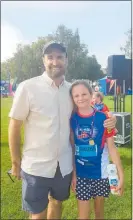  ?? PHOTO / SHANNON JOHNSTONE ?? Chris Mcivor with daughter Scarlett Mcivor who competed on her 10th birthday.