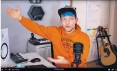  ?? Foto: Youtube / Rezo ja lol ey ?? In der Klimapolit­ik fällt dem deutschen Youtuber Rezo „inkompeten­ter Shit“auf.