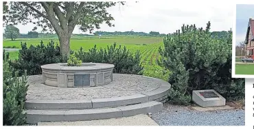  ?? ?? Remember Monument to the Patricians near the location of their stand at Frezenberg inscribed “Here 8th May 1915, the Originals of Princess Patricia’s Canadian Light Infantry commanded by their founder Major A. Hamilton Gault held firm and counted not the cost”