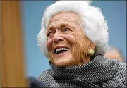  ?? RICARDO B. BRAZZIELL / AMERICAN-STATESMAN 2009 ?? Former first lady Barbara Bush, shown in 2009, is one of only two U.S. women to see both a husband and a son in the Oval Office.