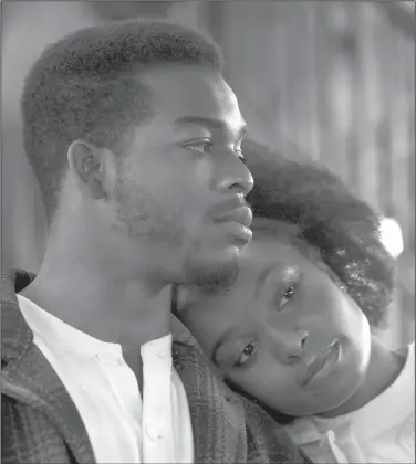  ?? Tatum Mangus/AP ?? Beale: This image released by Annapurna Pictures shows Stephan James, left, and KiKi Layne in a scene from Beale Street Could Talk." "If