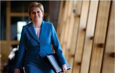  ??  ?? Nicola Sturgeon will place a 50p top rate of tax at the heart of her manifesto
