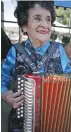  ?? NEW MEXICAN FILE PHOTO ?? Antonia Apodaca plays accordion in 2007 at the Spanish Market in Santa Fe. She died Saturday at 96.
ANTONIA APODACA, 1923-2020
