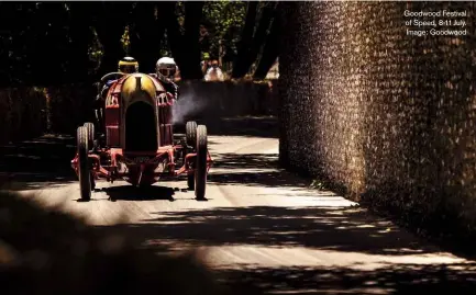  ??  ?? Goodwood Festival of Speed, 8-11 July. Image: Goodwood