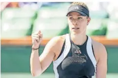  ?? FOTO: HAUPT/DPA ?? Die frühere Weltrangli­sten-Erste Angelique Kerber feierte in den USA ihren ersten Sieg auf der Profitour seit der Geburt ihrer Tochter Liana.