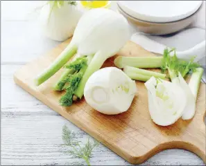  ?? TRIBUNE CONTENT AGENCY ?? When properly cooked, fennel develops a satisfying, deeply savory sweetness.