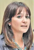  ??  ?? Lorena Segovia, exministra de Justicia y Trabajo.