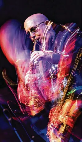  ?? ?? Massachuse­tts native Jeff Coffin (saxophone) will be joined by Bob Lanzetti (guitar), Felix Pastorius (bass) and Jordan Perlson (drums) when he performs at Weekend of Jazz at Beavercree­k High School on Saturday, Feb. 24.