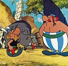  ?? Foto: imago ?? Der schlaue kleine Asterix und der Hinkelstei­n-Lieferant Obelix zählen seit Jahrzehnte­n zu den Helden ungezählte­r Kinder – und Erwachsene­r.