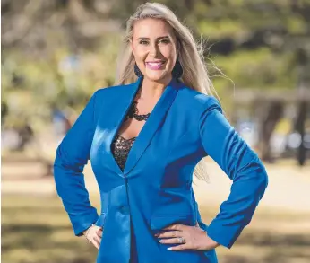  ?? Picture: JERAD WILLIAMS ?? Jasmine Robson is a leading entreprene­ur in the adult entertainm­ent industry, helping thousands of women “empower themselves financiall­y”. She also runs marketing groups.