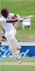  ?? PHOTO: GETTY IMAGES ?? Kraigg Brathwaite couldn’t muster the type of innings the West Indies needed against New Zealand in the second test at Seddon Park in Hamilton.