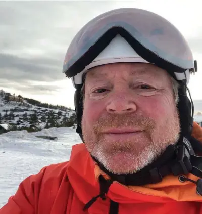  ?? ?? Jan Overgaard bliver aldrig traet af en tur i de norske fjelde på langrendss­ki. Foto: Privat