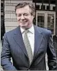  ?? AL DRAGO/BLOOMBERG ?? From 2010 to ’14, Paul Manafort spent $929,000 on suits at a NYC boutique.