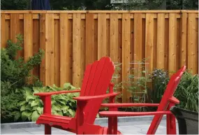  ?? SUPPLIED ?? No matter what kind of fence you build, pick a style that matches the decorative elements of your property in order to present a uniform look.