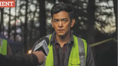  ?? Elizabeth Kitchens / ©2018 CTMG ?? John Cho stars in “Searching” as a dad using digital tools to find his missing 16-year-old daughter.