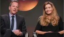  ?? THE ASSOCIATED PRESS ?? Kiefer Sutherland and Natascha McElhone play president and first lady in the upcoming ABC series "Designated Survivor."