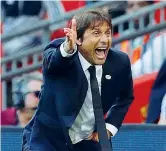  ?? (Action Images) ?? In bilico Antonio Conte, 48 anni, è da due stagioni l’allenatore del Chelsea con cui ha vinto la Premier League e la Coppa d’inghilterr­a. Il rapporto con la società si è deteriorat­o e rischia da tempo l’esonero