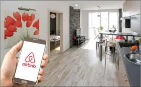  ??  ?? Airhost For You says people could self-isolate in an Airbnb property