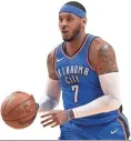  ?? CARMELO ANTHONY BY JASEN VINLOVE/USA TODAY ??