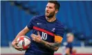  ?? Japan. Photograph: Kazuhiro Nogi/AFP/ Getty Images ?? Andre-Pierre Gignac, one of France’s over-age players, celebrates a goal in