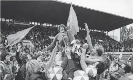  ?? ARKIVBILD: LENNART NYGREN ?? Roy Hodgson förde redan under sitt första år Halmstads BK till Sm-guld 1976, klubbens första i historien.