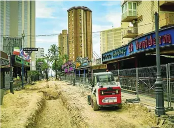  ??  ?? El bajón de visitantes se está aprovechan­do para mejorar la ciudad