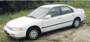  ??  ?? Honda Accords made before 1996 are a popular target for thieves.