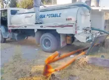  ?? /AYTO. AMOZOC ?? Las pipas se abastecen en los pozos que administra el mismo municipio