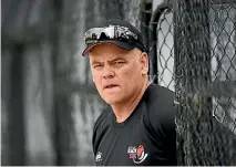  ?? ANDREW CORNAGA/PHOTOSPORT. ?? Black Sox head coach Mark Sorenson is taking a break from a tour to Prague in August,.