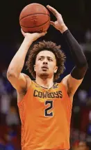  ?? DENNY MEDLEY/ USA TODAY SPORTS ?? Freshman star Cade Cunningham leads Oklahoma State in scoring with 19.7 ppg.