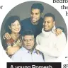  ??  ?? A young Romesh with his mum Shanthi, dad Ranga and brother Dinesh