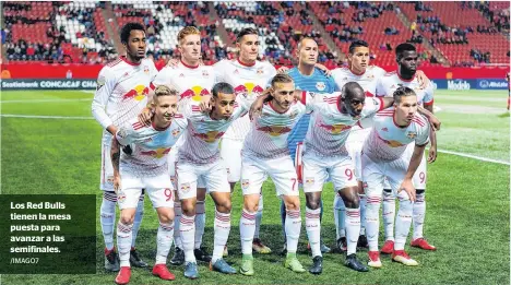  ?? /IMAGO7 ?? Los Red Bulls tienen la mesa puesta para avanzar a las semifinale­s.