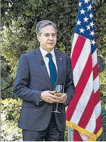  ??  ?? Viaje. El secretario de Estado de los Estados Unidos, Antony Blinken, está de visita en Italia.