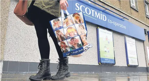  ??  ?? IN THE BAG: Scotmid Co-operative said sales growth helped offset a rise in costs created by an apprentice­ship levy and rates re-evaluation