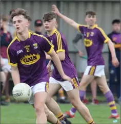  ??  ?? Eamonn Doyle launching a Wexford attack.