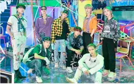  ?? PHOTOGRAPH­S COURTESY OF 2020 MAMA ?? ATEEZ, South Korean boy group from KQ Entertainm­ent.