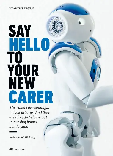 Pressreader Reader S Digest Asia Pacific 07 01 A Surprising New Career For Robots