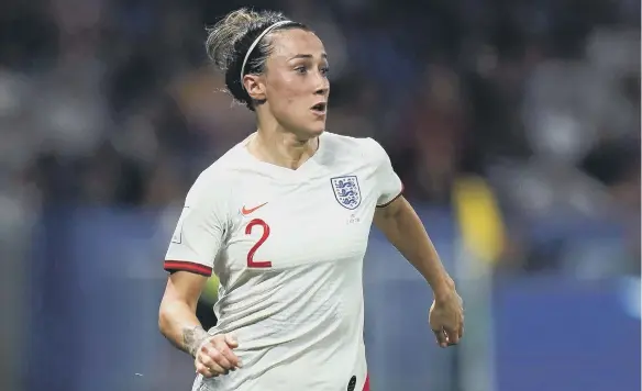  ??  ?? England’s Lucy Bronze.