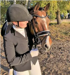  ?? Bild: Privat ?? Matilda Segermalm vann klassen Lätt AC med ponnyn Power Flip.