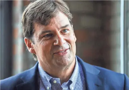  ?? KIMBERLY P. MITCHELL/USA TODAY NETWORK ?? Ford Motor Co. COO Jim Farley, seen in 2019, will take over as CEO on Oct. 1 after current CEO Jim Hackett retires. Farley was also elected to the company’s board of directors.