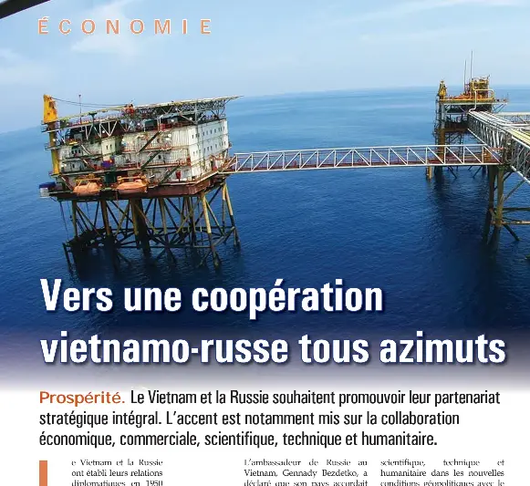 Vers une coopératio­n vietnamo-russe tous azimuts - PressReader