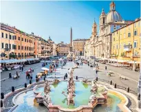  ?? Eerily quiet: the Fountain of Neptune in Piazza Navona, Rome ??