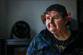  ?? RAY CHAVEZ — STAFF PHOTOGRAPH­ER ?? Ride-hail driver Lisa Sprague rents an affordable home in Clayton from the nonprofit Yellow Roof Foundation, which builds rental homes and accessory dwelling units for people who are working but still can barely afford to rent in the Bay Area.