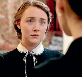  ??  ?? Saoirse Ronan’s performanc­e in Brooklyn has already earned her an Oscar nomination for best actress.