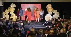  ?? PHOTO: DANNIKA BONSER ?? WOOLLY WONDERS: The catwalk featured a variety of fashion labels at Sheepventi­on 2018.