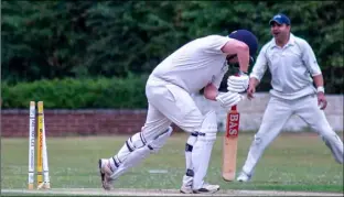  ?? PD091246 ?? Out: A Kexborough batter is dismissed. Picture: Shaun Colborn.