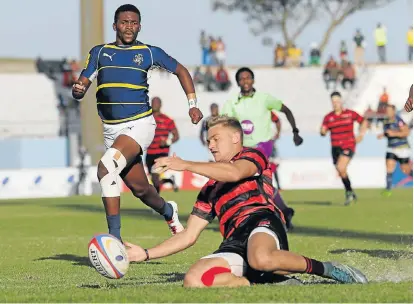  ?? Picture: RICHARD HUGGARD/GALLO IMAGES ?? IMPROVED PERFORMANC­E: Michael Botha, of the Elephants, during the SuperSport Rugby Challenge match against the Border Bulldogs in East London