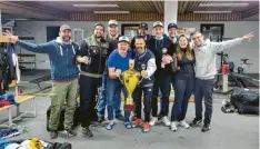  ?? Foto: Rosenwirth ?? Der ERC Monheim hat am Wochenende den Kobel-Cup in Germering gewonnen. Jetzt will das Team in den Play-offs weiterkomm­en.