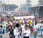  ?? ARCHIVO ?? Marcha realizada el pasado 17 de octubre.